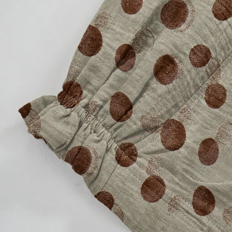 Ownkoti Polka Dot Cotton Harem Pants - image 34
