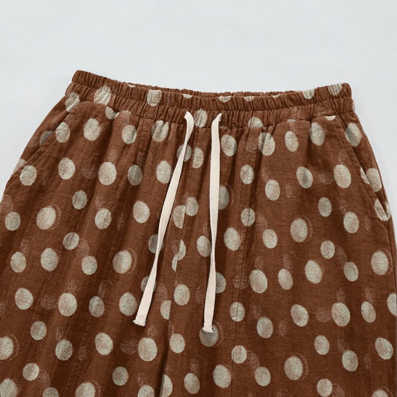 Ownkoti Polka Dot Cotton Harem Pants - image 26