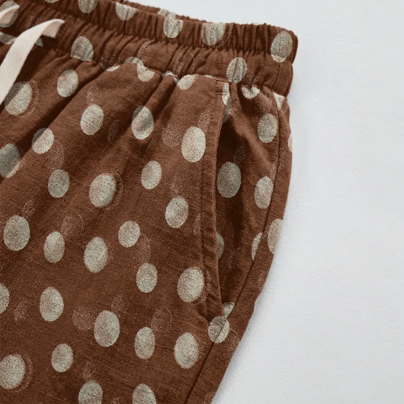 Ownkoti Polka Dot Cotton Harem Pants - image 27