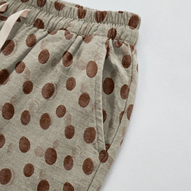 Ownkoti Polka Dot Cotton Harem Pants - image 33