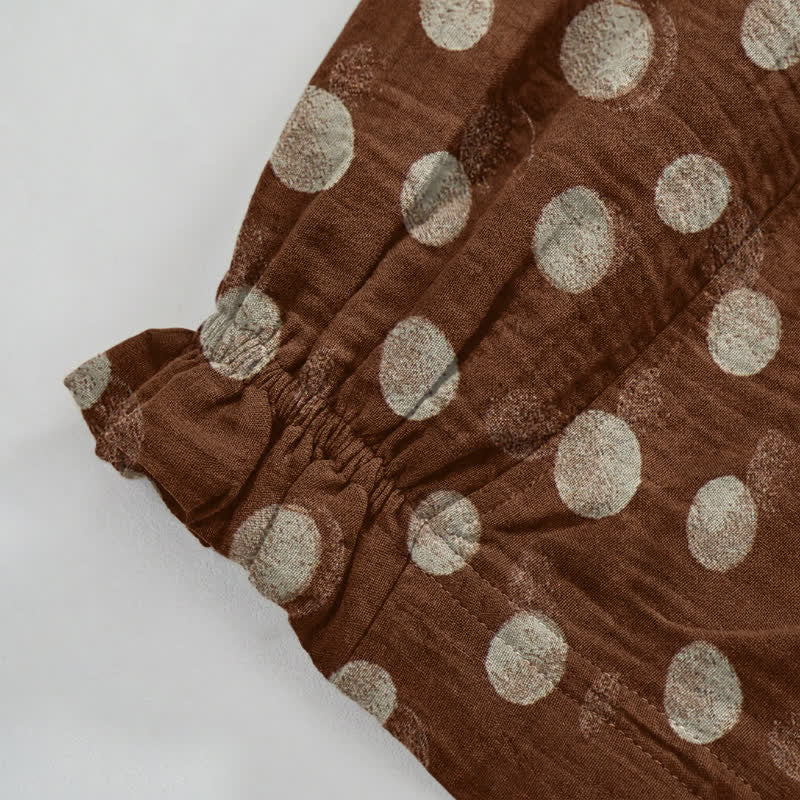 Ownkoti Polka Dot Cotton Harem Pants - image 28