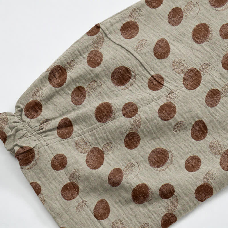 Ownkoti Polka Dot Cotton Harem Pants - image 35
