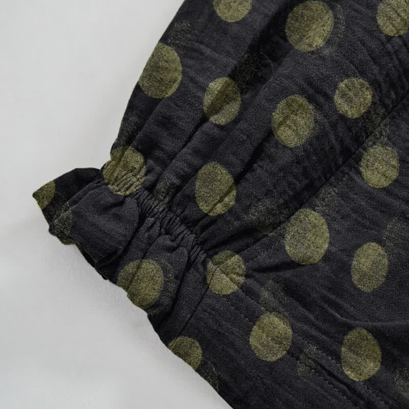 Ownkoti Polka Dot Cotton Harem Pants - image 40