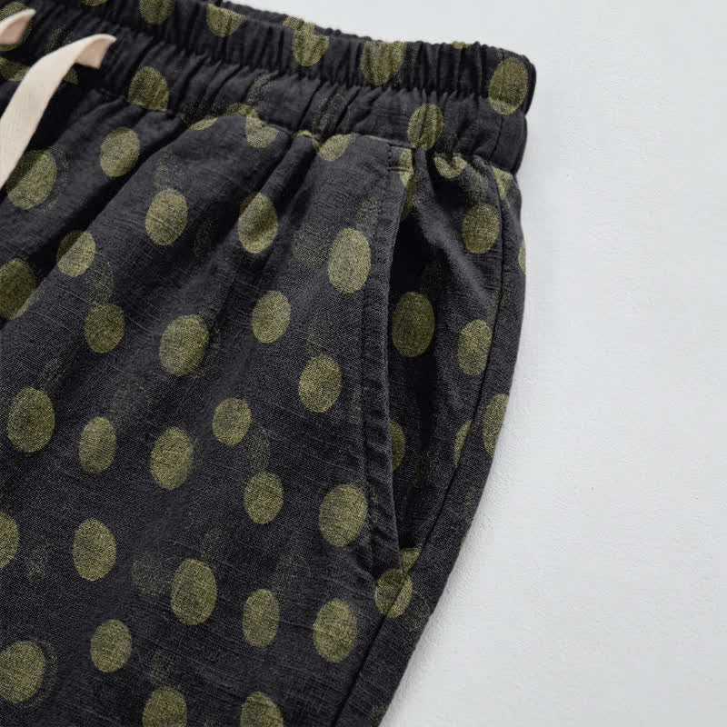 Ownkoti Polka Dot Cotton Harem Pants - image 39