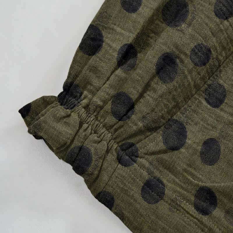 Ownkoti Polka Dot Cotton Harem Pants - image 46
