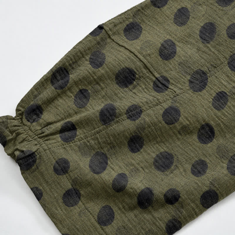 Ownkoti Polka Dot Cotton Harem Pants - image 47