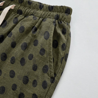 Ownkoti Polka Dot Cotton Harem Pants - image 45