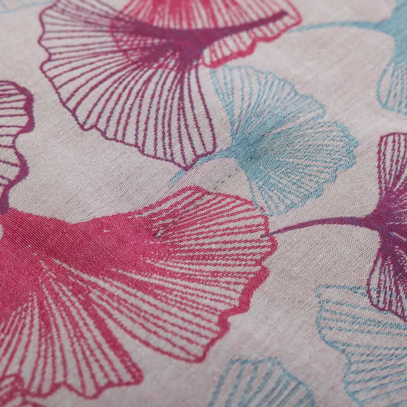 Ownkoti Watercolor Ginkgo Leaf Cotton Gauze Quilt - image 12