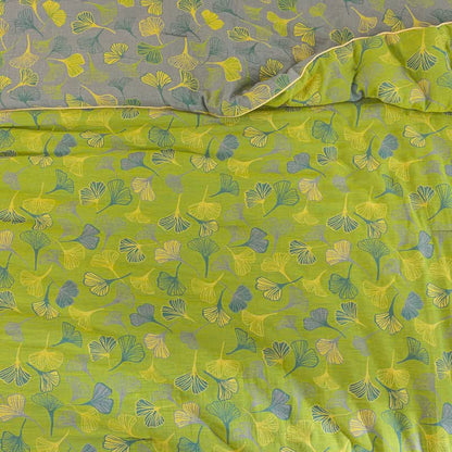 Ownkoti Green Ginkgo Leaf Cotton Gauze Quilt - image 5