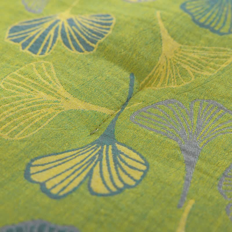 Ownkoti Green Ginkgo Leaf Cotton Gauze Quilt - image 12