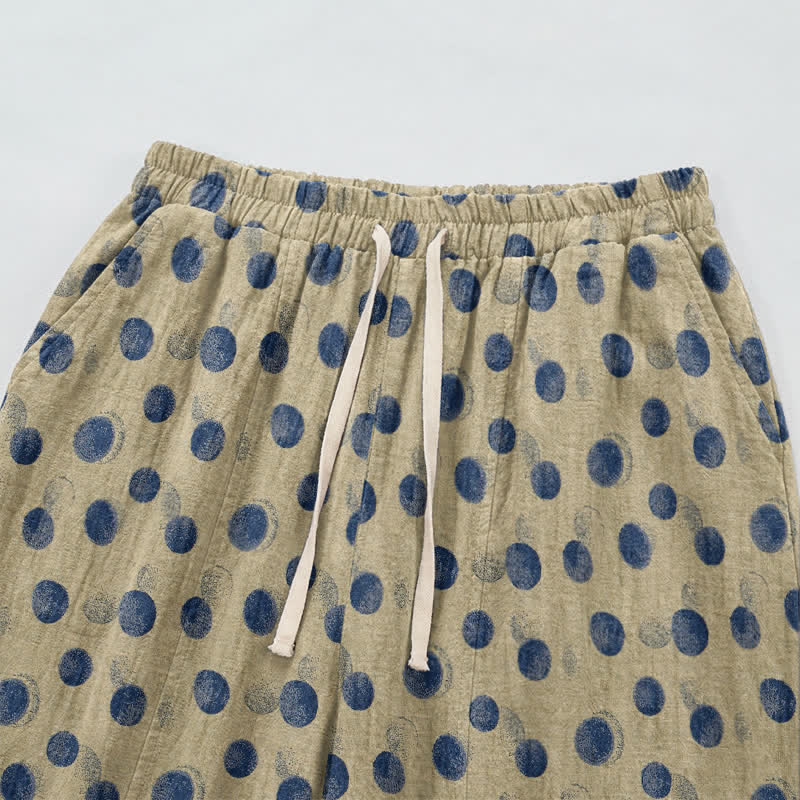 Ownkoti Polka Dot Cotton Harem Pants - image 56