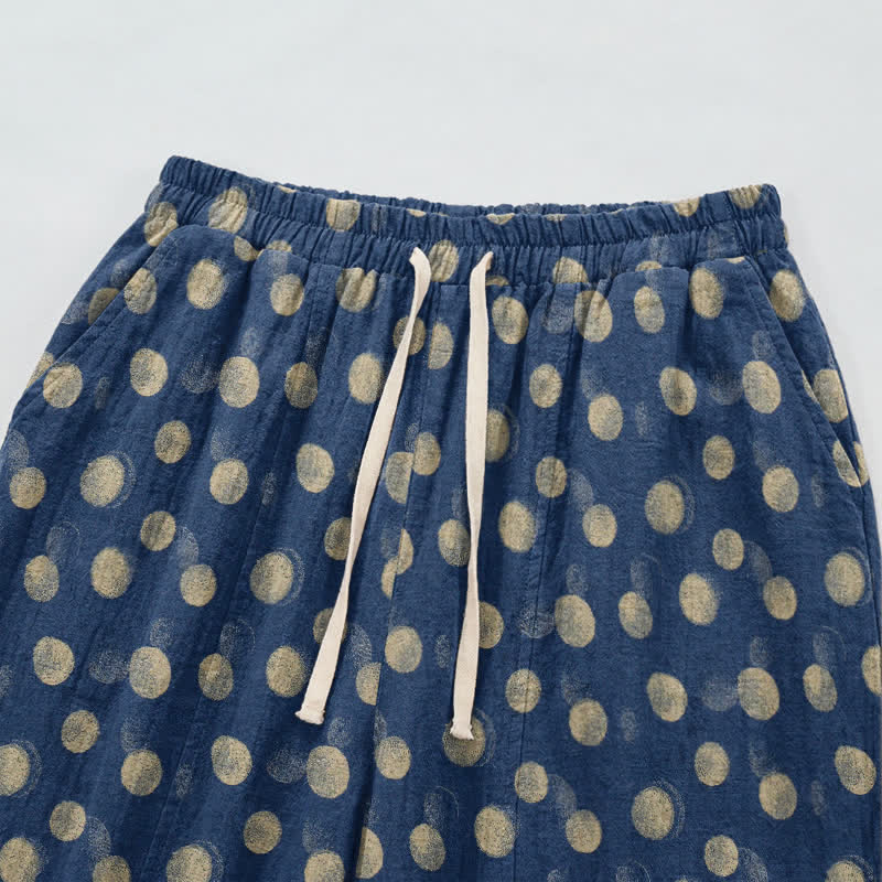 Ownkoti Polka Dot Cotton Harem Pants - image 50