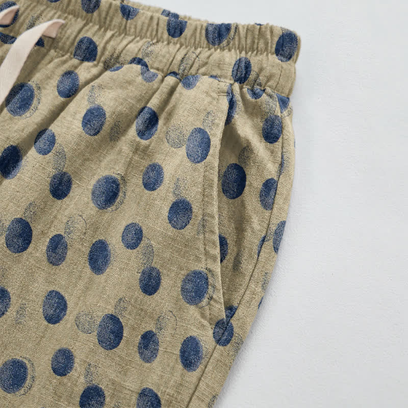 Ownkoti Polka Dot Cotton Harem Pants - image 45
