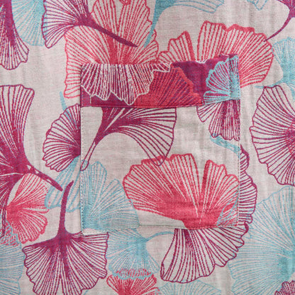 Ownkoti Artistic Ginkgo Leaf Kimono Loungewear Robe - image 13