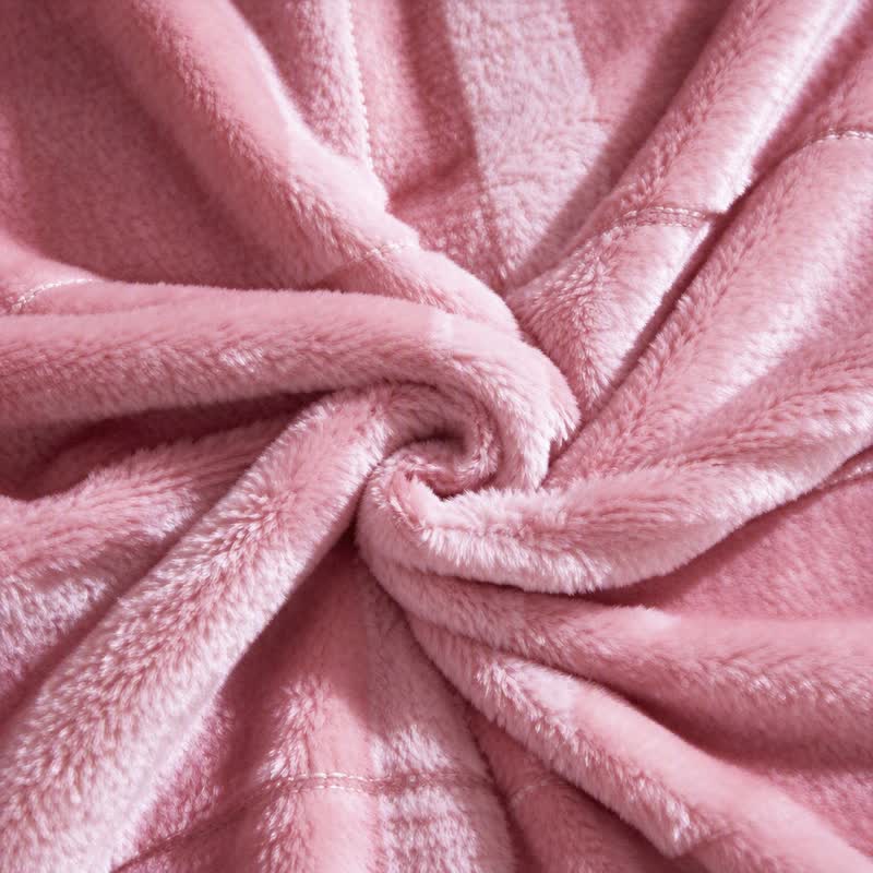 Ownkoti Soft Striped Plaid Fleece Blanket - image 6