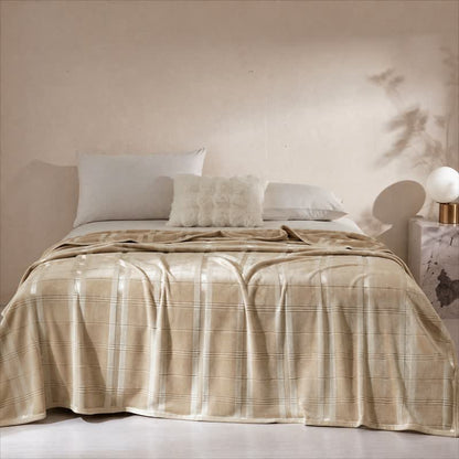 Ownkoti Soft Striped Plaid Fleece Blanket - image 17