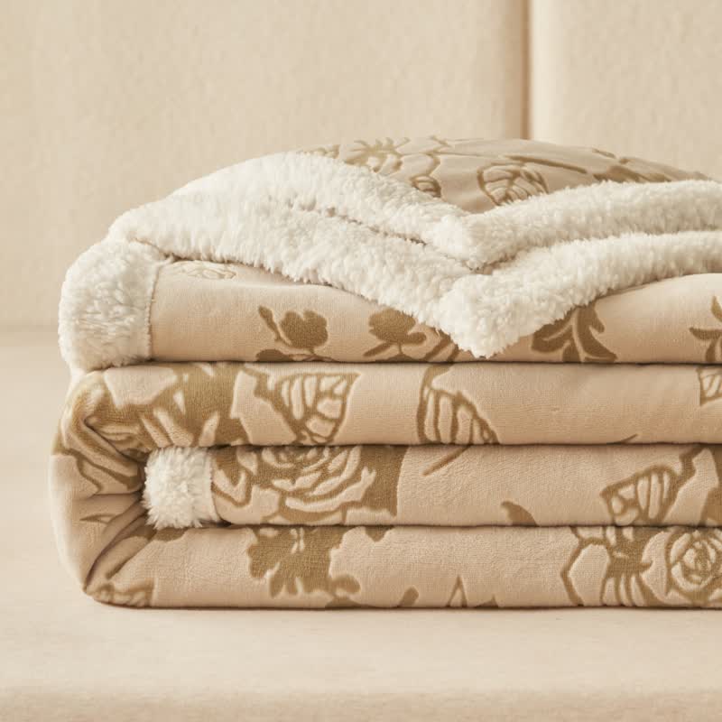 Ownkoti Cozy Pink Romantic Rose Throw Blanket - image 11