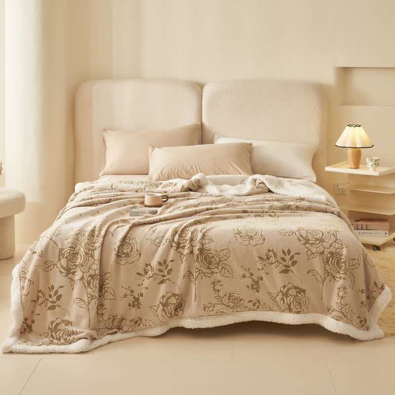 Ownkoti Cozy Pink Romantic Rose Throw Blanket - image 14