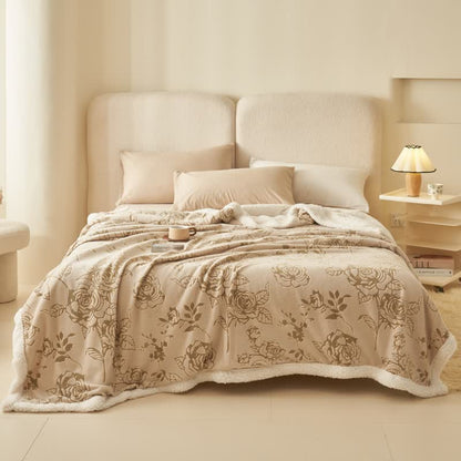 Ownkoti Cozy Pink Romantic Rose Throw Blanket - image 14