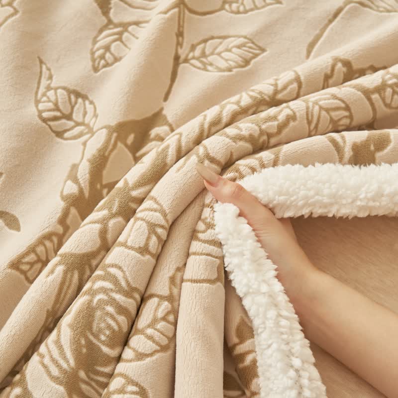 Ownkoti Cozy Pink Romantic Rose Throw Blanket - image 17