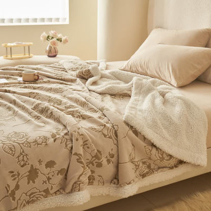 Ownkoti Cozy Pink Romantic Rose Throw Blanket - image 13