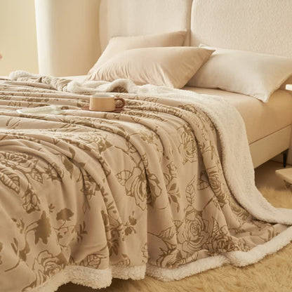 Ownkoti Cozy Pink Romantic Rose Throw Blanket - image 12