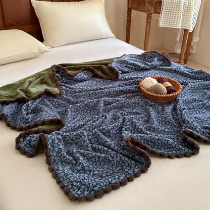 Ownkoti Countryside Ditsy Floral Decorative Throw Blanket - image 5