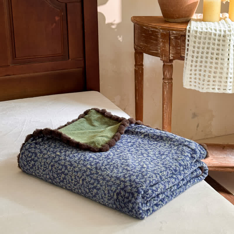 Ownkoti Countryside Ditsy Floral Decorative Throw Blanket - image 7