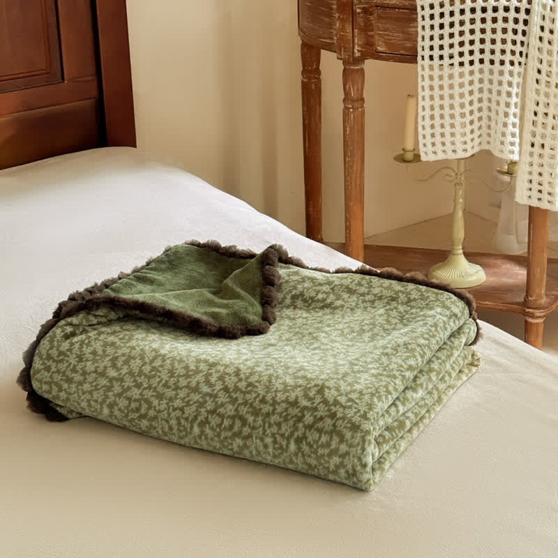 Ownkoti Countryside Ditsy Floral Decorative Throw Blanket - image 15