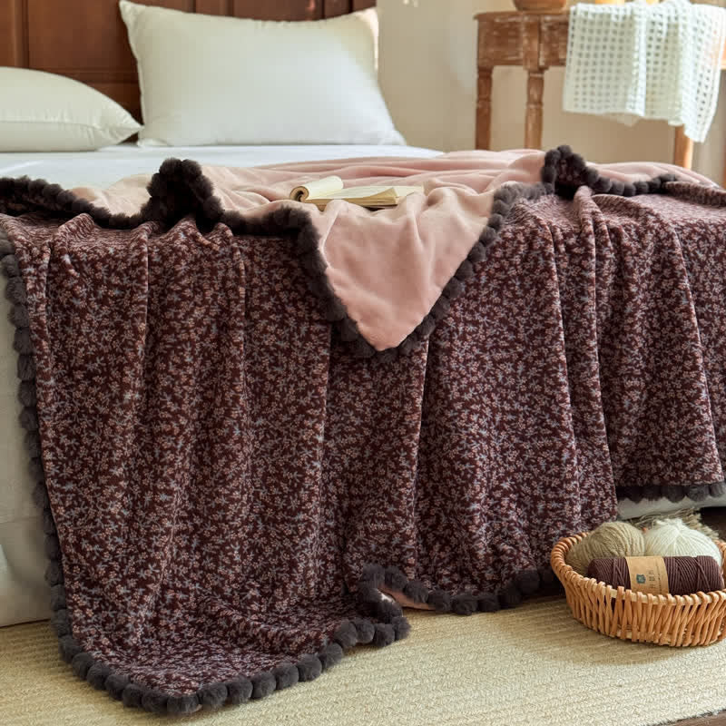 Ownkoti Countryside Ditsy Floral Decorative Throw Blanket - image 20