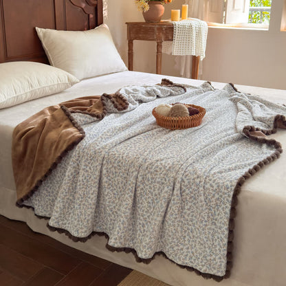 Ownkoti Countryside Ditsy Floral Decorative Throw Blanket - image 29