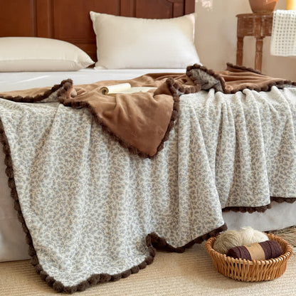 Ownkoti Countryside Ditsy Floral Decorative Throw Blanket - image 28