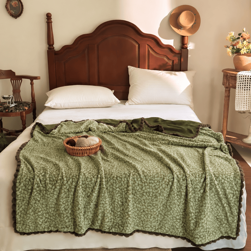 Ownkoti Countryside Ditsy Floral Decorative Throw Blanket - image 11