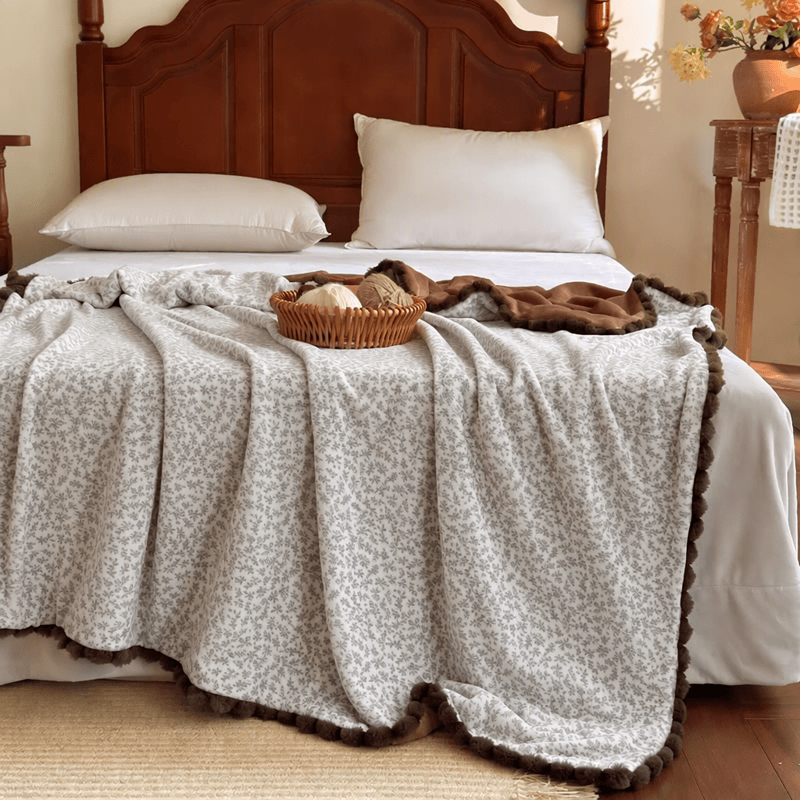 Ownkoti Countryside Ditsy Floral Decorative Throw Blanket - image 26