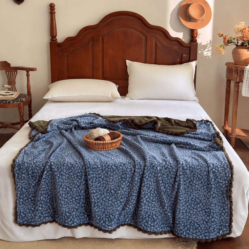 Ownkoti Countryside Ditsy Floral Decorative Throw Blanket - image 2