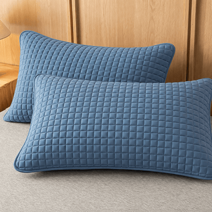 Ownkoti Solid Color Rectangle Grid Cotton Pillow Cover - image 18