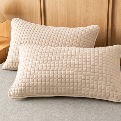 Ownkoti Solid Color Rectangle Grid Cotton Pillow Cover - image 10