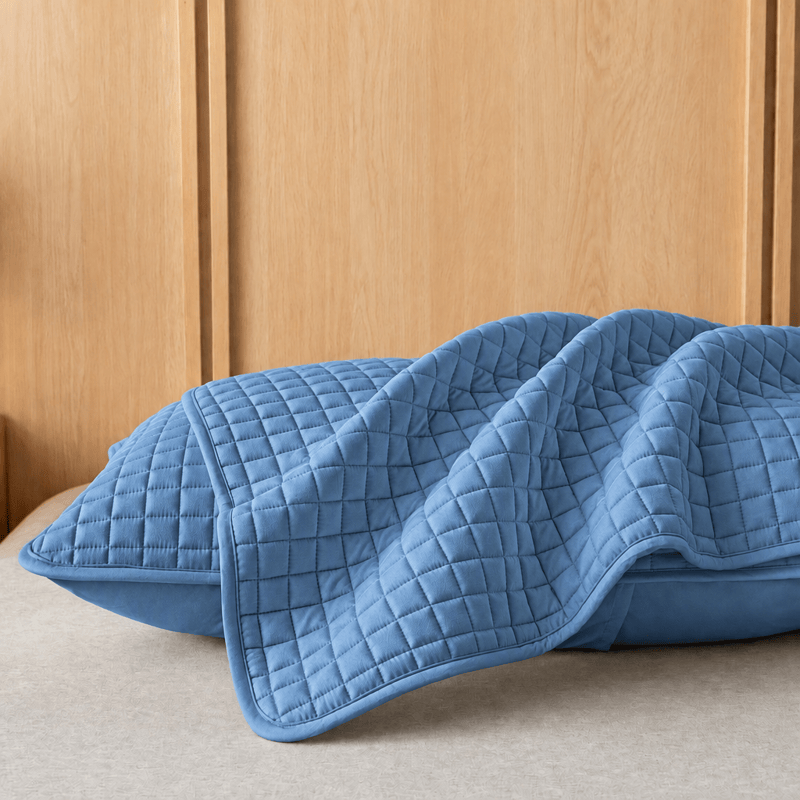 Ownkoti Solid Color Rectangle Grid Cotton Pillow Cover - image 19