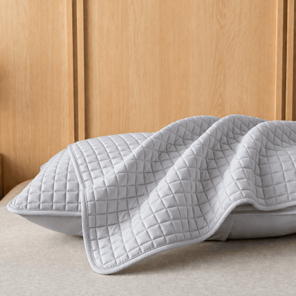 Ownkoti Solid Color Rectangle Grid Cotton Pillow Cover - image 15