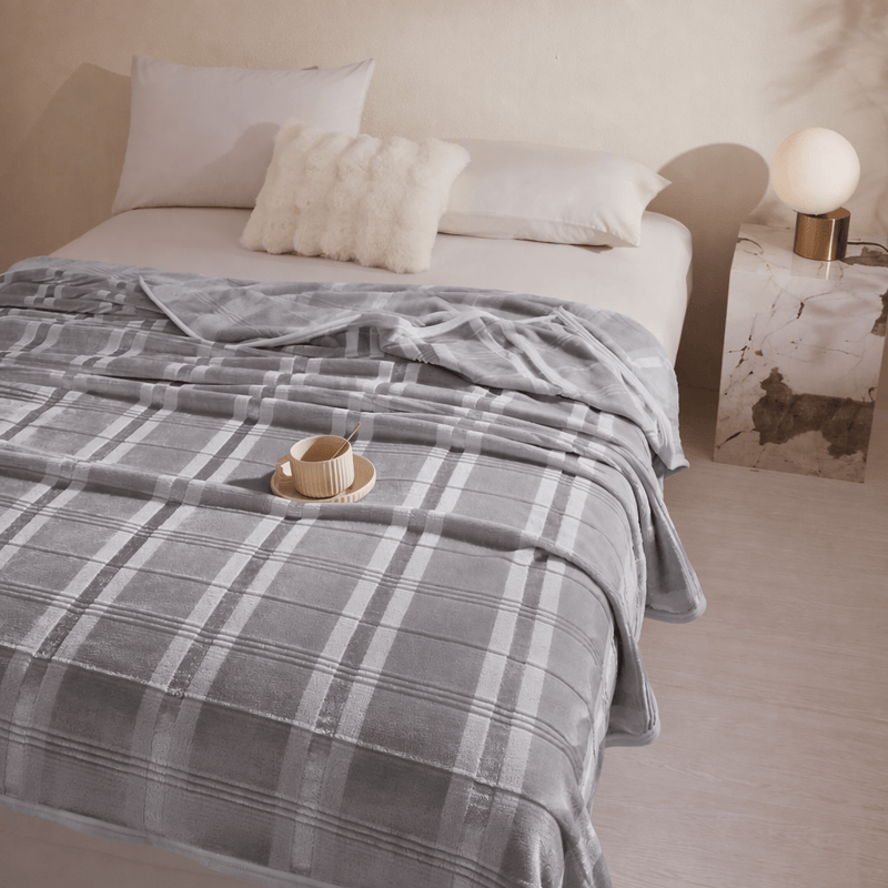 Ownkoti Soft Striped Plaid Fleece Blanket - image 26