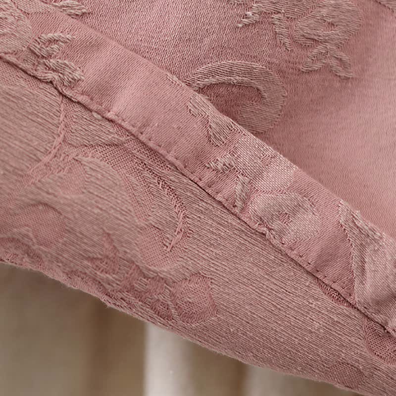 Ownkoti Vintage Cotton Linen Frog Button Lounge Top - image 8