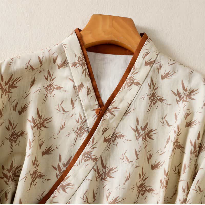 Ownkoti Floral Cross Wrap Casual Lounge Shirt - image 3