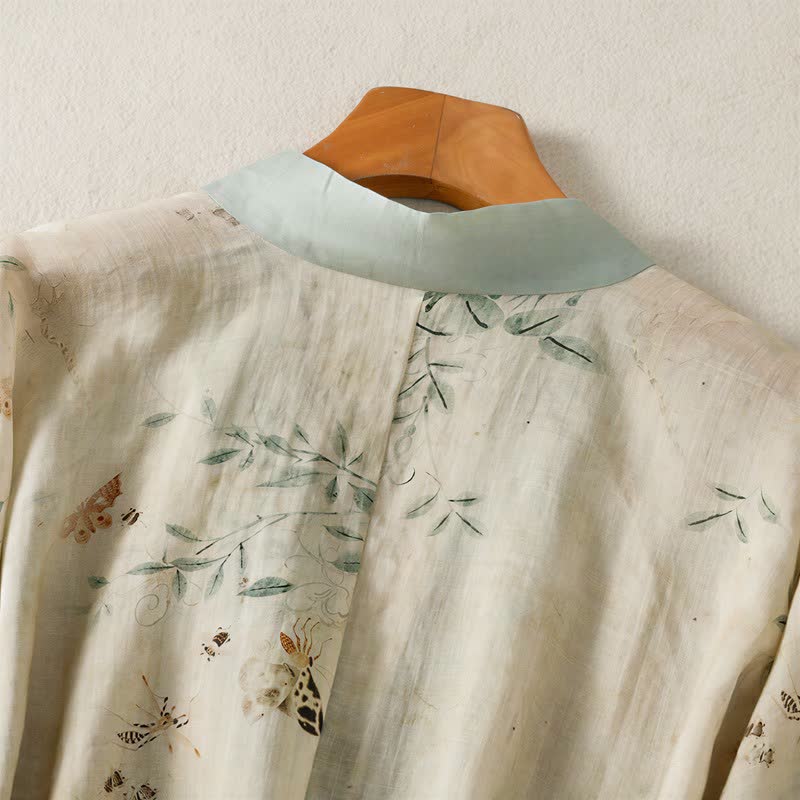 Ownkoti Floral Tie-Waist Kimono Loungewear Top - image 4