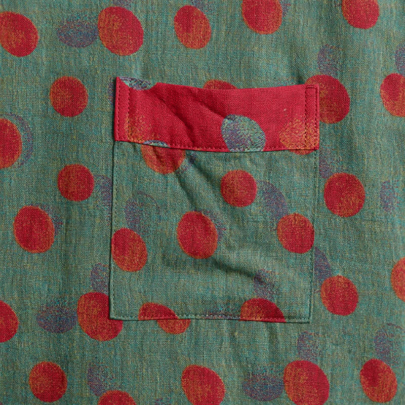 Ownkoti Vintage Polka Dot Cotton Kimono Robe - image 9