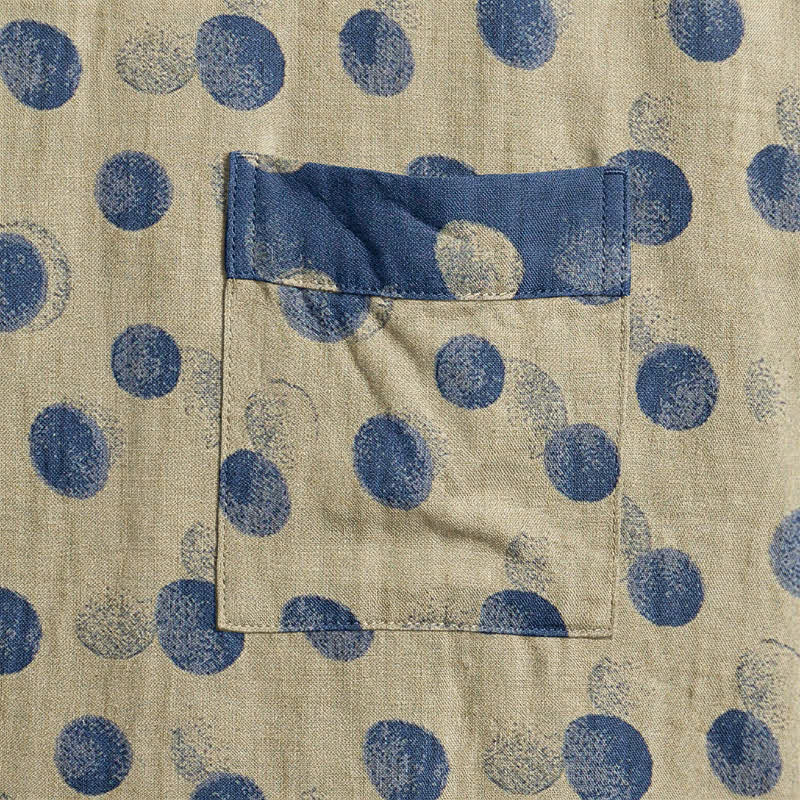 Ownkoti Vintage Polka Dot Cotton Kimono Robe - image 19
