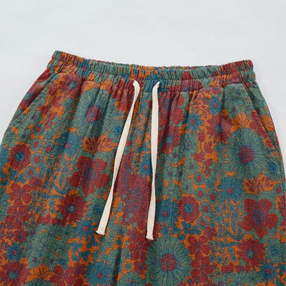 Ownkoti Artistic Ethnic Flower Cotton Lounge Pants - image 8