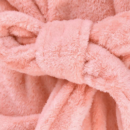 Ownkoti Soft Flower Coral Fleece Bath Robe - image 3