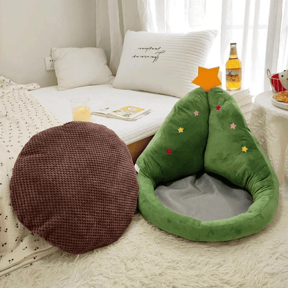Ownkoti Christmas Tree Shaped Plush Cushion - image 4