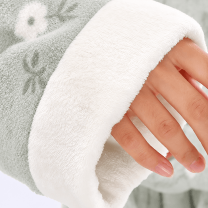 Ownkoti Soft Flower Coral Fleece Bath Robe - image 14