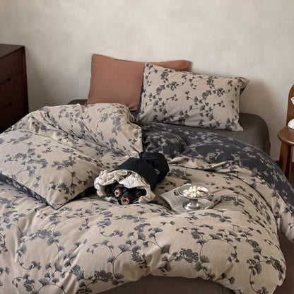 Ownkoti Vintage Ginkgo Leaf Pure Cotton Bedding(4PCS) - image 6